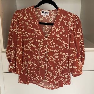 Rouje pink peppercorn top sz 34